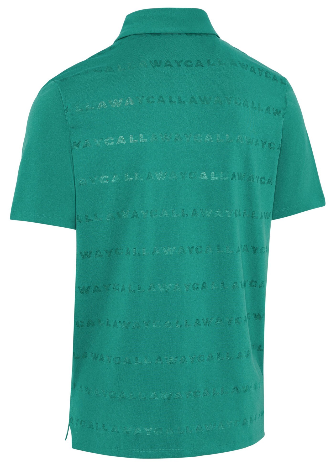 Callaway Mid Century Jacquard Poloshirt, tidepool