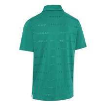 Callaway Mid Century Jacquard Poloshirt, tidepool