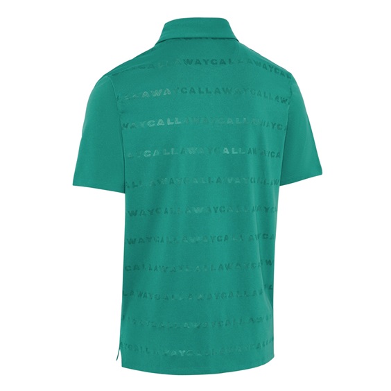 Callaway Mid Century Jacquard Poloshirt, tidepool