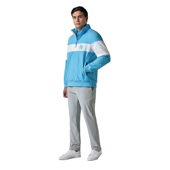 Callaway Modern Traveler Half Zip Convertible Herrenjacke, blue bossom