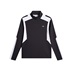 J.Lindeberg Lukas Quarter Zip Mid Layer Herren Sweatshirt, schwarz