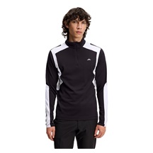J.Lindeberg Lukas Quarter Zip Mid Layer Herren Sweatshirt, schwarz
