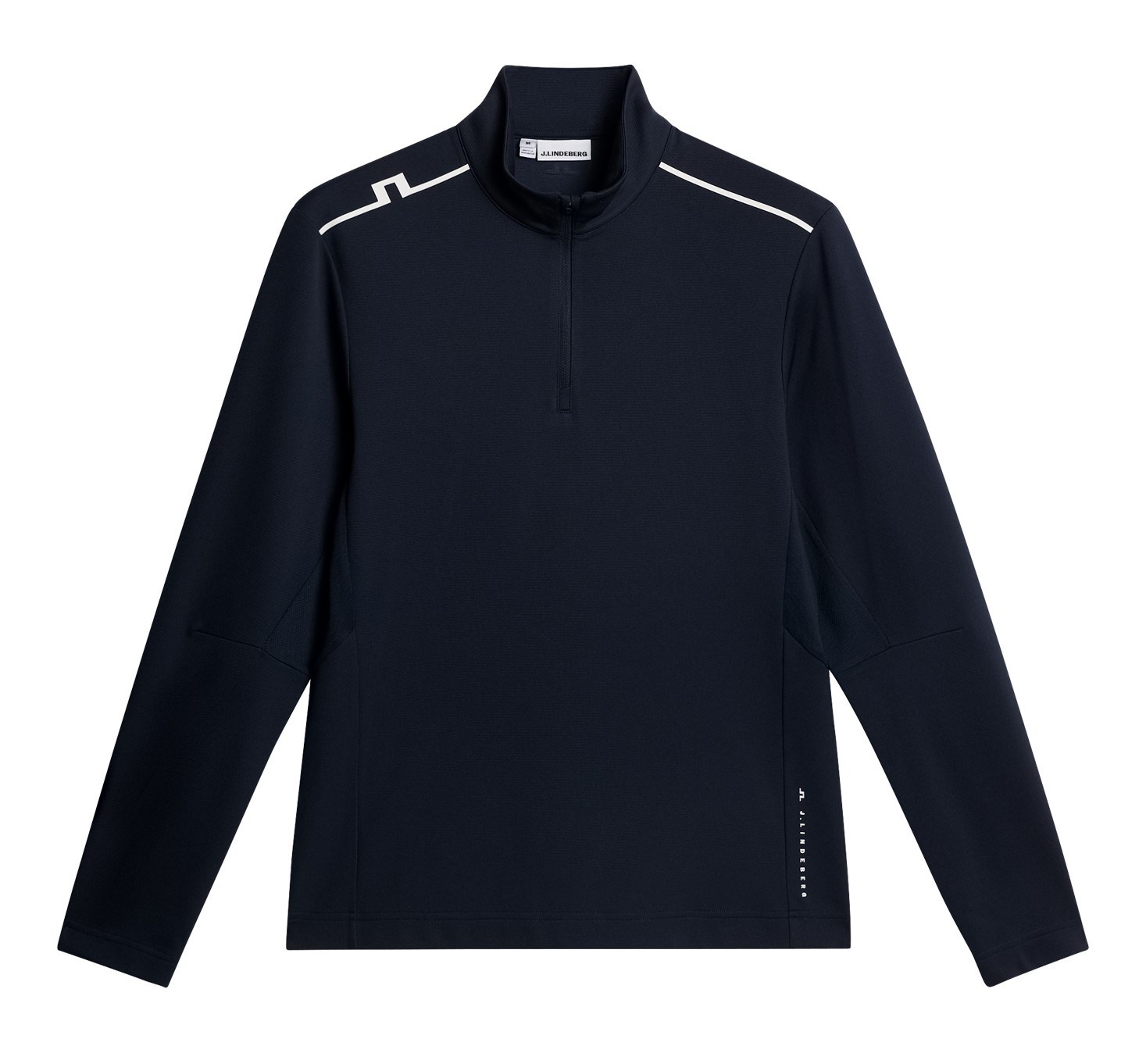 J.Lindeberg Leon Quarter Zip Mid Layer Herren Sweatshirt, JL Navy