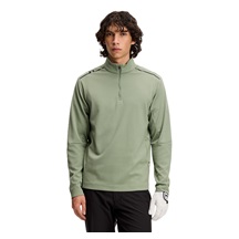J.Lindeberg Leon Quarter Zip Mid Layer Herren Sweatshirt, hedge green