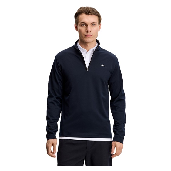 J.Lindeberg Clide Quarter Zip Mid Layer Herren Sweatshirt, JL Navy