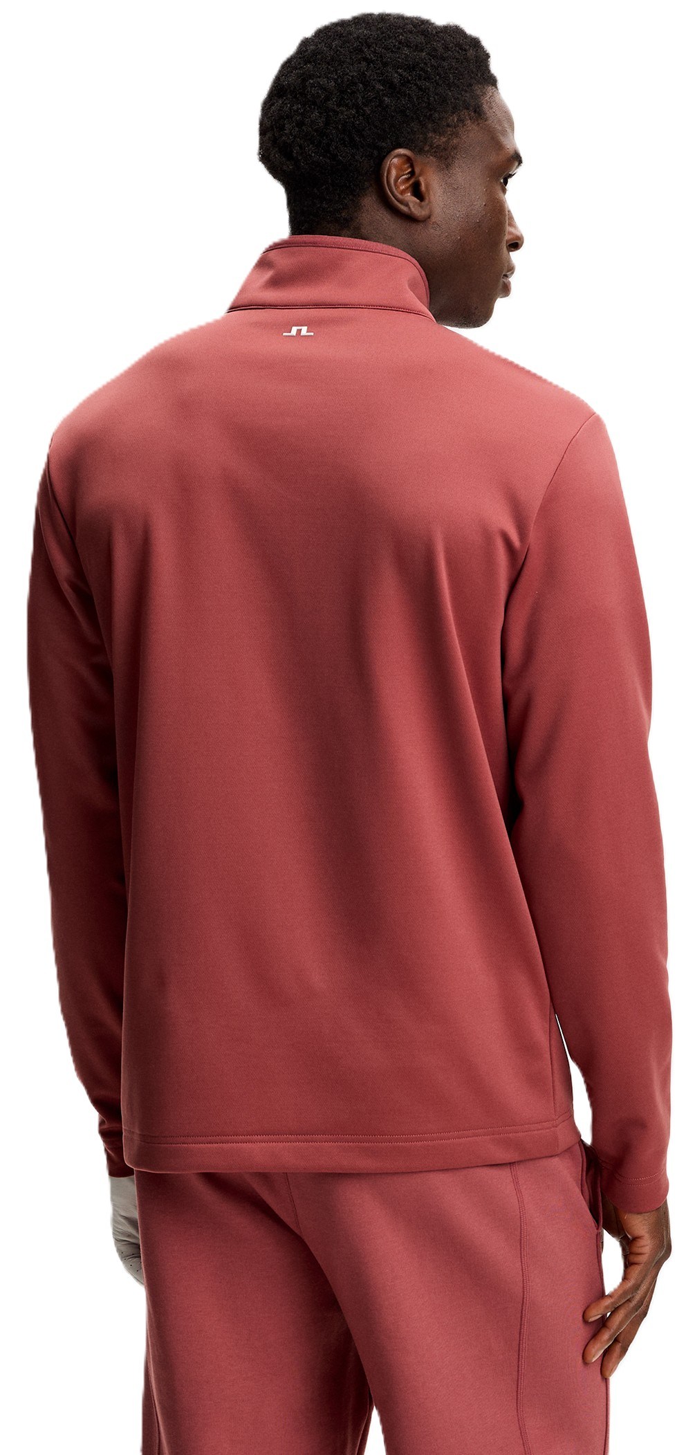 J.Lindeberg Clide Quarter Zip Mid Layer Herren Sweatshirt, apple butter