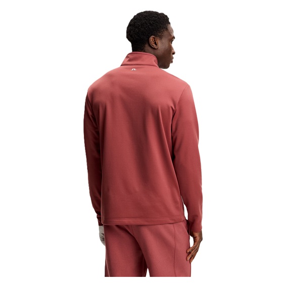 J.Lindeberg Clide Quarter Zip Mid Layer Herren Sweatshirt, apple butter