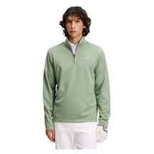 J.Lindeberg Clide Quarter Zip Mid Layer Herren Sweatshirt, hedge green