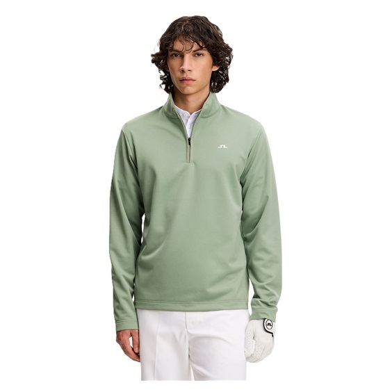 J.Lindeberg Clide Quarter Zip Mid Layer Herren Sweatshirt, hedge green