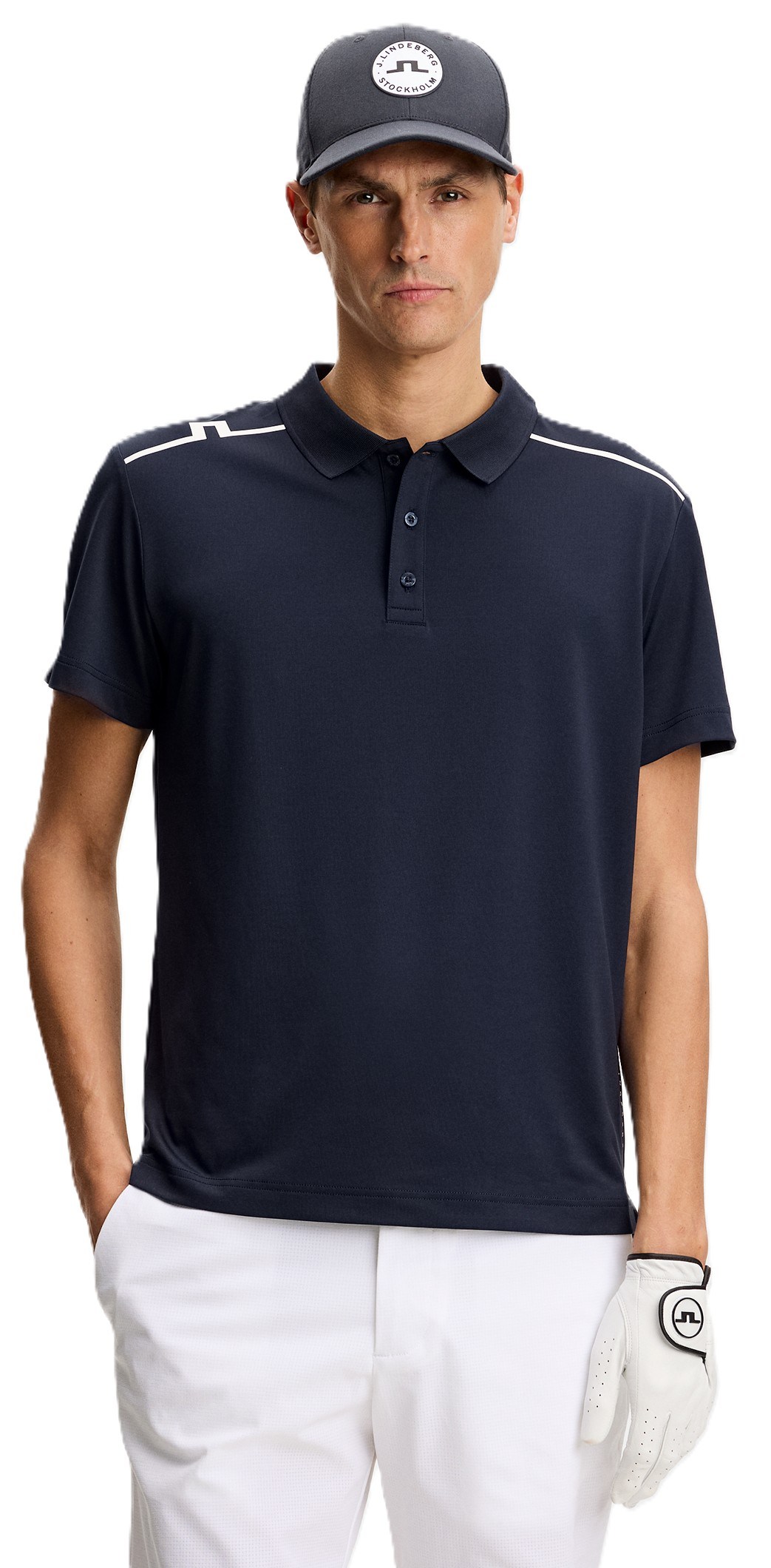 J.Lindeberg Lionel Herren Poloshirt, JL Navy