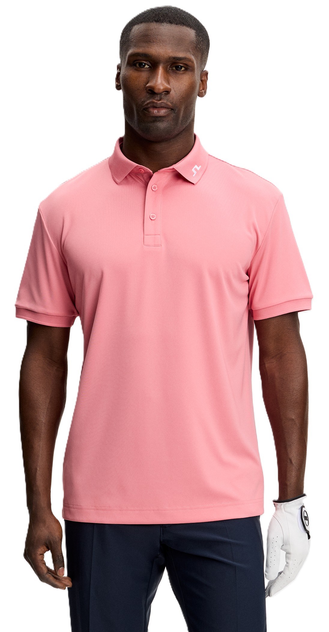 J.Lindeberg KV Herren Poloshirt, flamingo plume