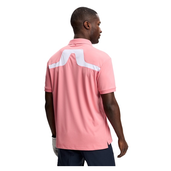 J.Lindeberg KV Herren Poloshirt, flamingo plume