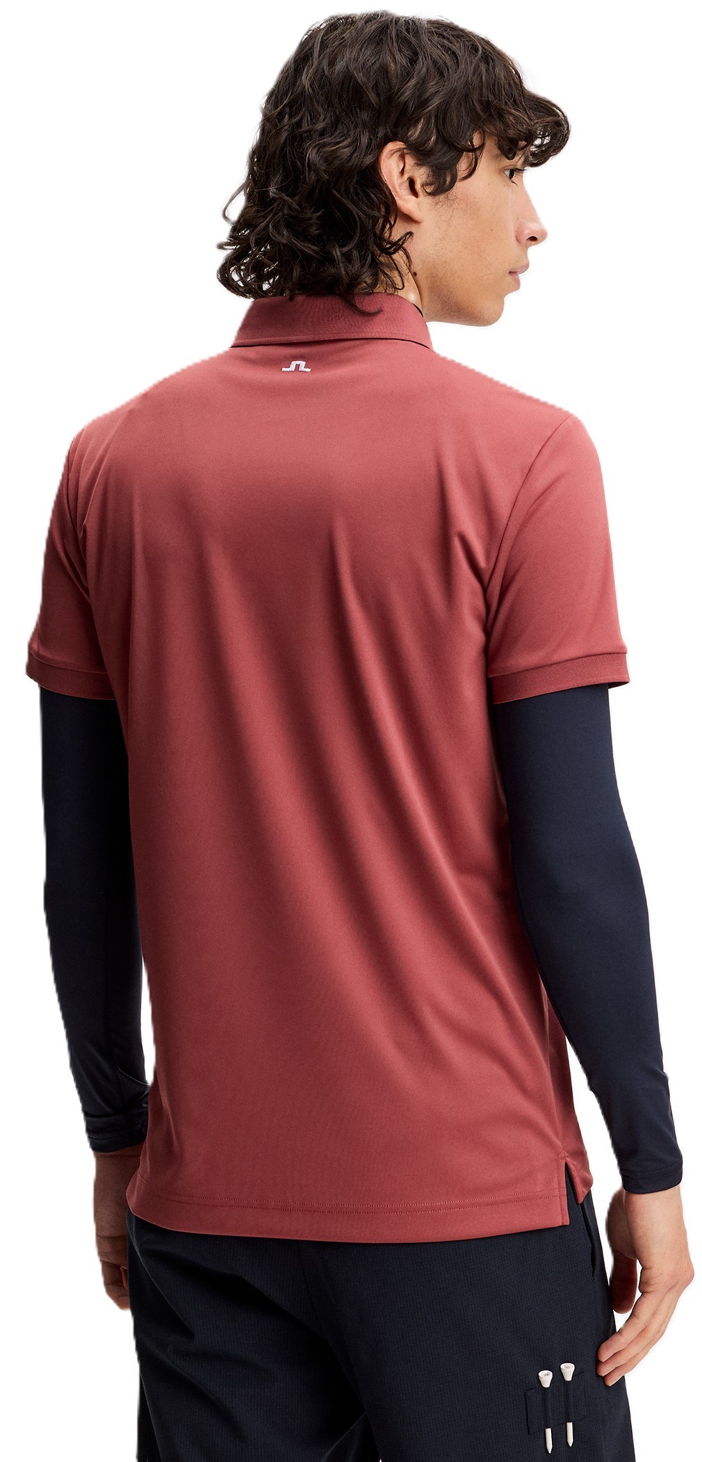 J.Lindeberg Tour Tech Slim Fit Herren Poloshirt, apple butter