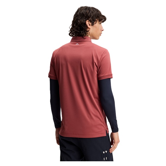 J.Lindeberg Tour Tech Slim Fit Herren Poloshirt, apple butter