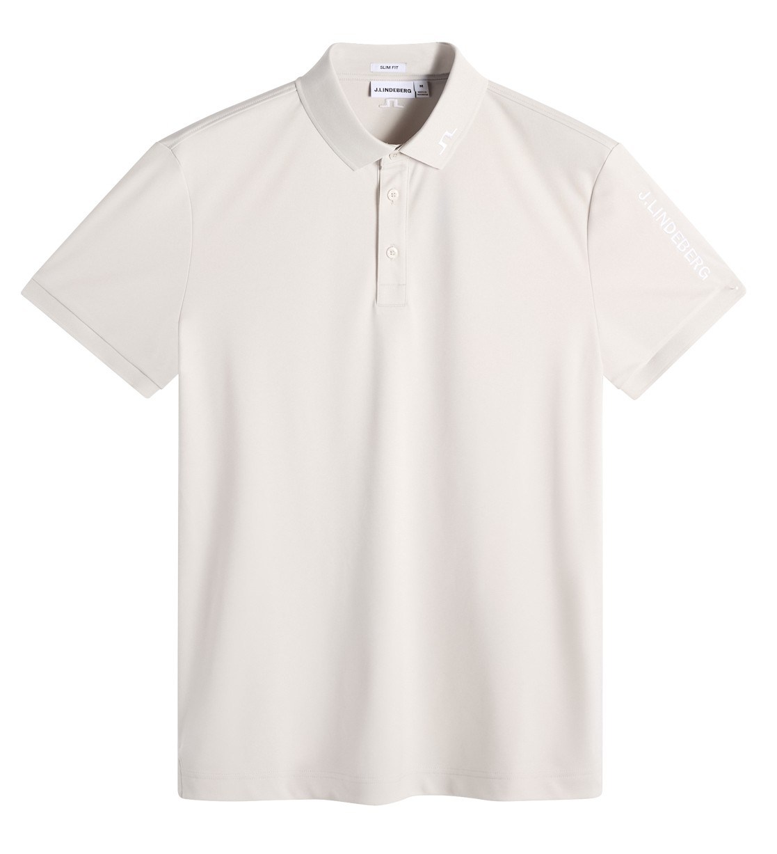 J.Lindeberg Tour Tech Slim Fit Herren Poloshirt, moonbeam