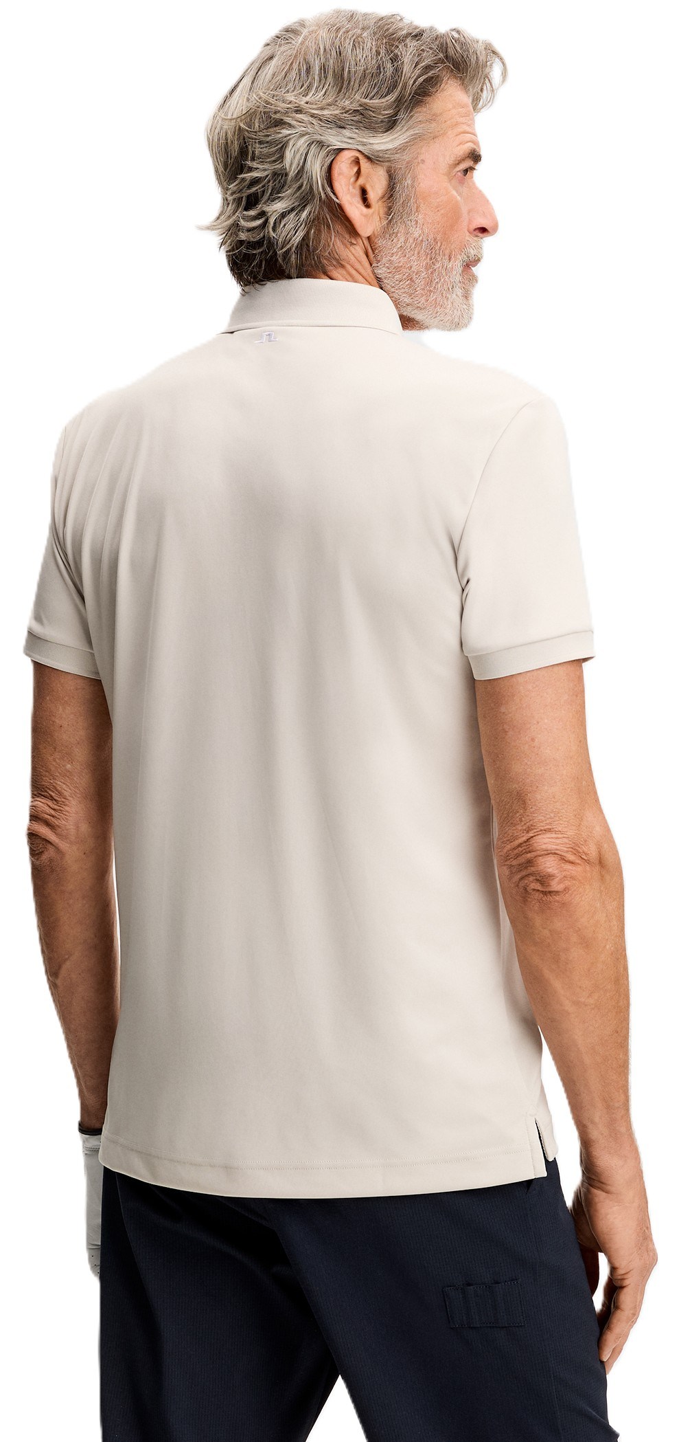 J.Lindeberg Tour Tech Slim Fit Herren Poloshirt, moonbeam