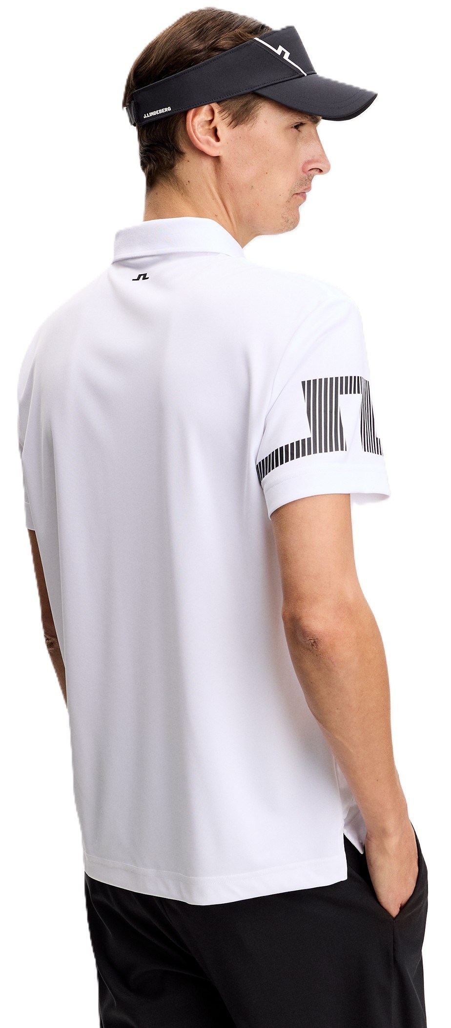 J.Lindeberg Heath Herren Poloshirt, weiss
