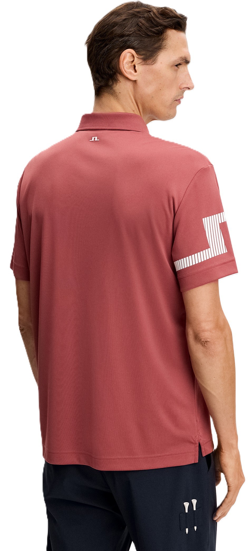 J.Lindeberg Heath Herren Poloshirt, apple butter