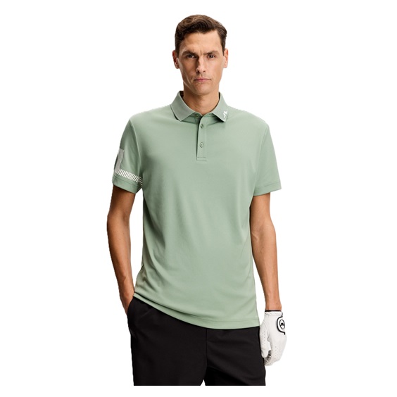 J.Lindeberg Heath Herren Poloshirt, hedge green