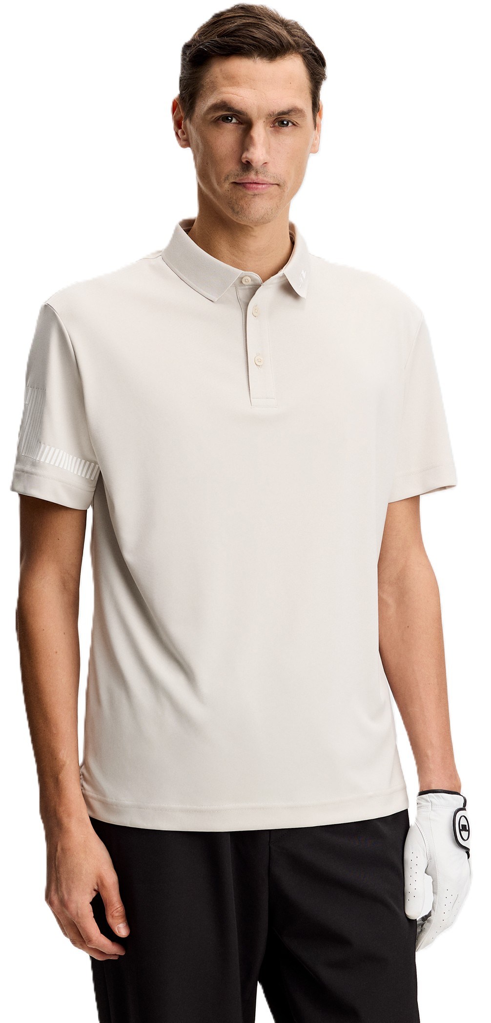 J.Lindeberg Heath Herren Poloshirt, moonbeam