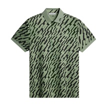 J.Lindeberg Tour Tech Print Herren Poloshirt, oak green