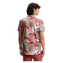 J.Lindeberg Tour Tech Print Herren Poloshirt, paradise hedge green