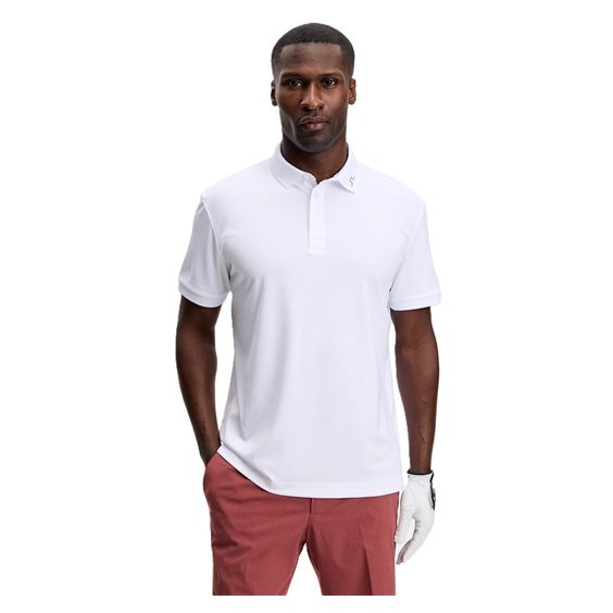 J.Lindeberg KV Print Herren Poloshirt, paradise hedge green