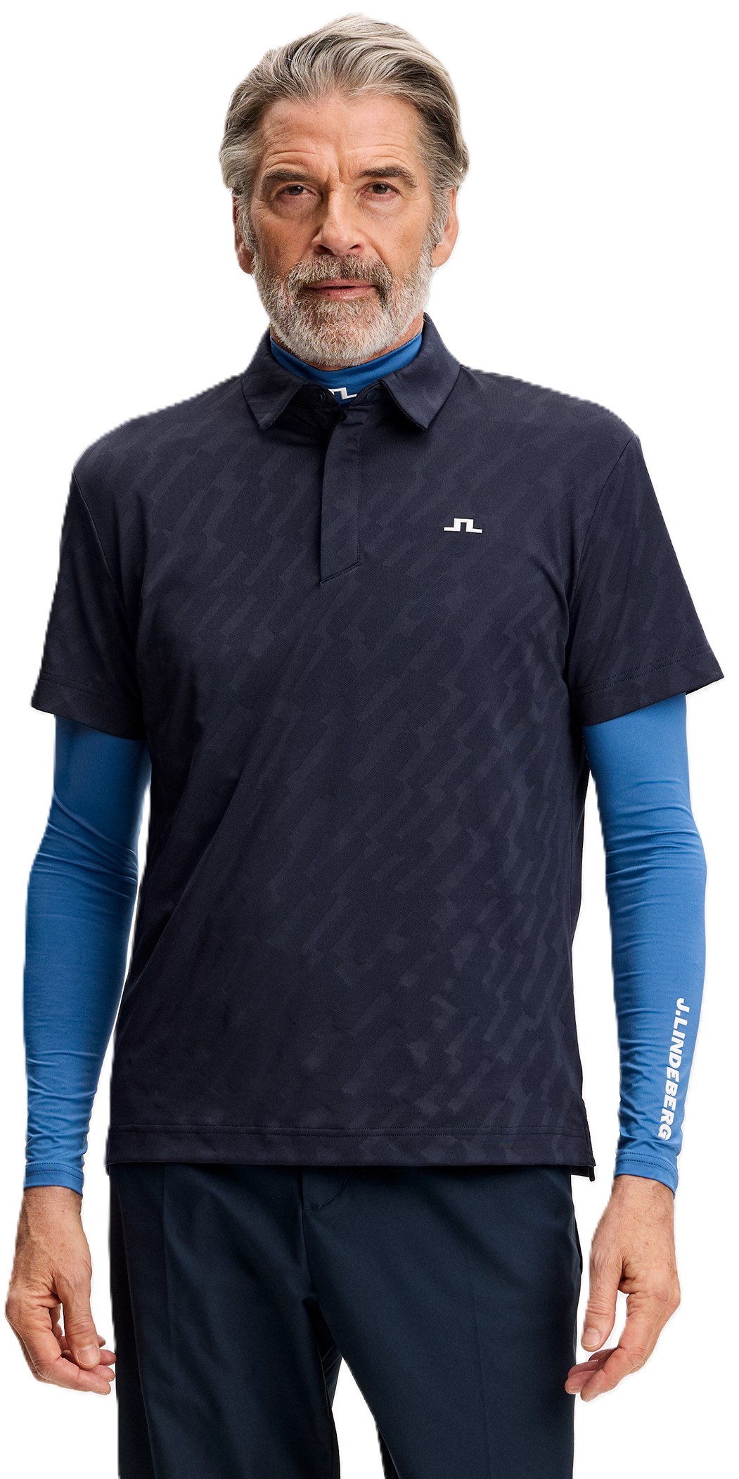 J.Lindeberg Wilhelm Herren Poloshirt, JL Navy