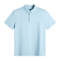 J.Lindeberg Wilhelm Herren Poloshirt, forget me not