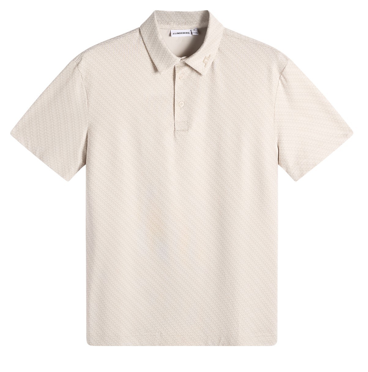 J.Lindeberg Tod PrintHerren Poloshirt, flight bridge moonbeam