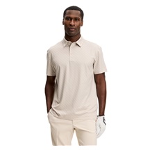 J.Lindeberg Tod PrintHerren Poloshirt, flight bridge moonbeam