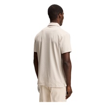 J.Lindeberg Tod PrintHerren Poloshirt, flight bridge moonbeam