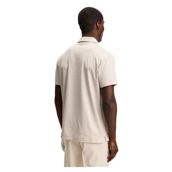J.Lindeberg Tod PrintHerren Poloshirt, flight bridge moonbeam