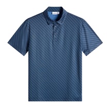 J.Lindeberg Tod Print męskie polo, flight bridge navy fed