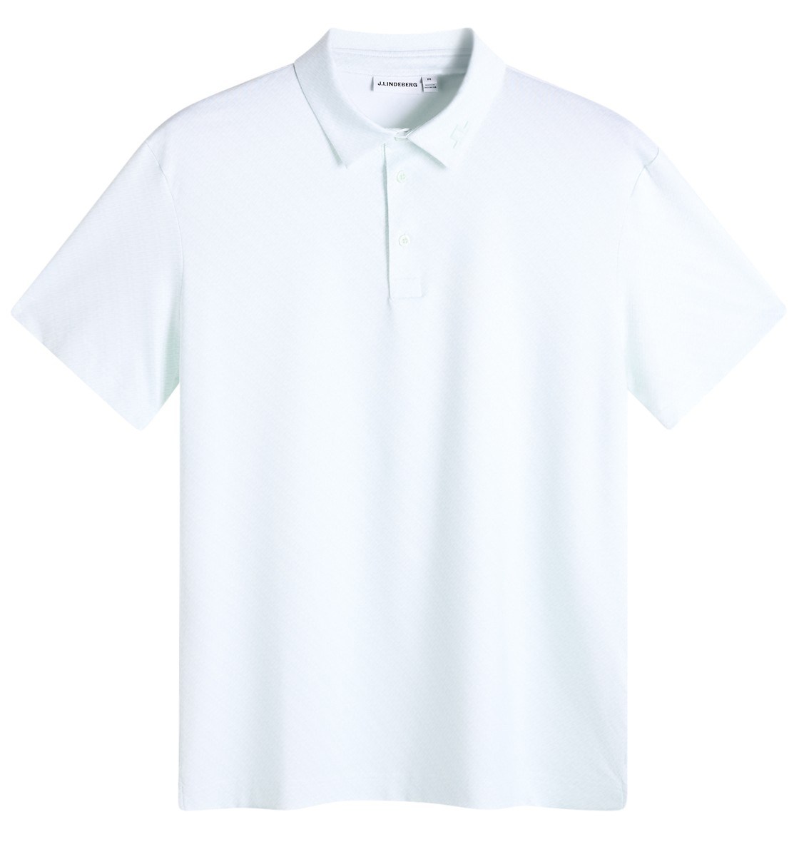 J.Lindeberg Tod PrintHerren Poloshirt, flight bridge white sky