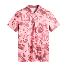 J.Lindeberg Dario Tour Print Herren Poloshirt, tour 26 pink