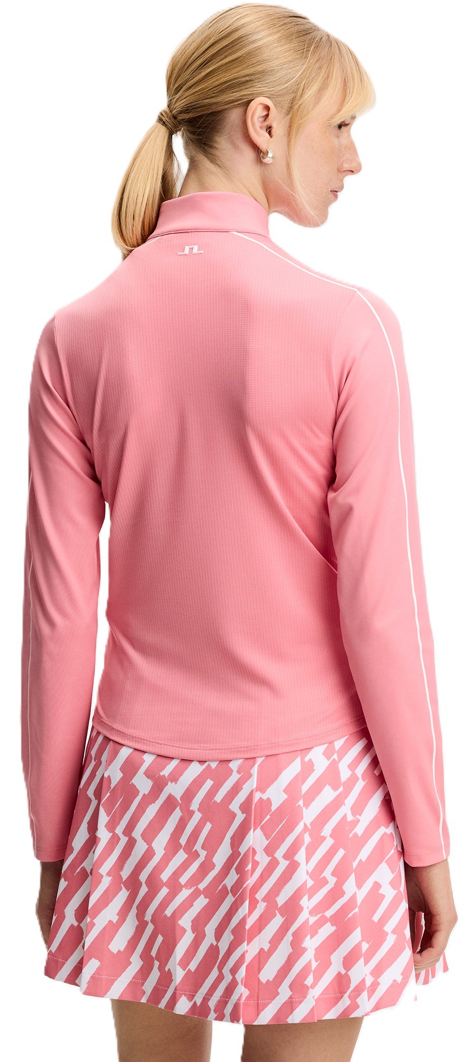 J.Lindeberg Adiola Quarter Zip Mid Layer Damen Sweatshirt, flamingo plume