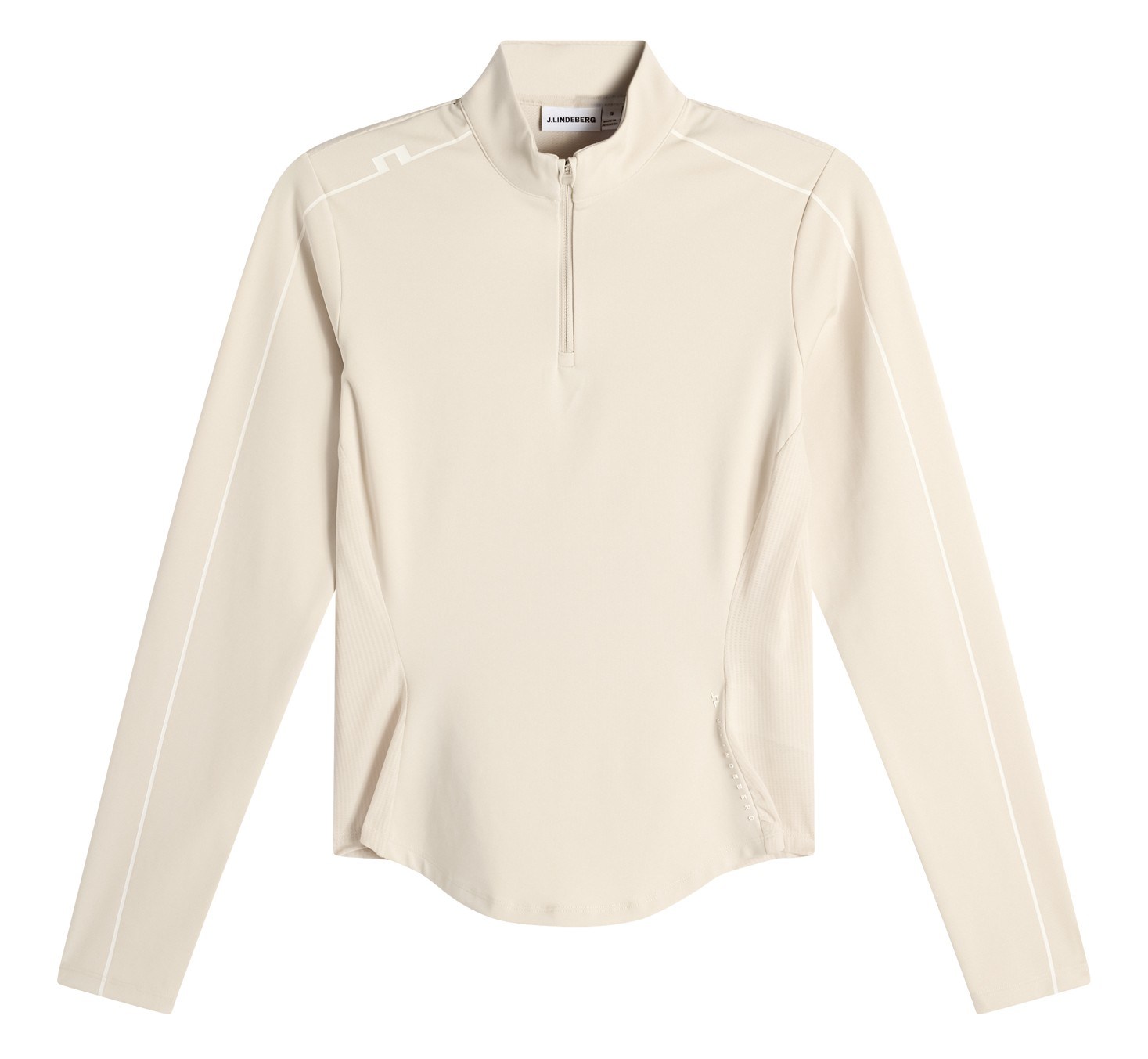J.Lindeberg Adiola Quarter Zip Mid Layer Damen Sweatshirt, moonbeam