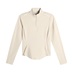 J.Lindeberg Adiola Quarter Zip Mid Layer Damen Sweatshirt, moonbeam
