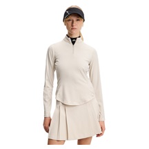 J.Lindeberg Adiola Quarter Zip Mid Layer Damen Sweatshirt, moonbeam