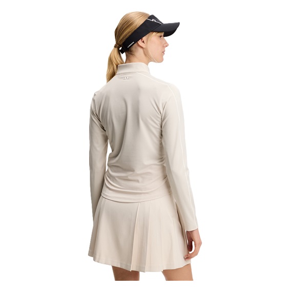 J.Lindeberg Adiola Quarter Zip Mid Layer Damen Sweatshirt, moonbeam