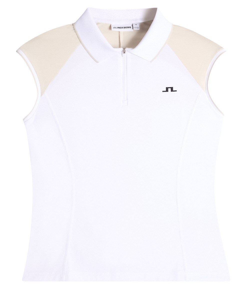 J.Lindeberg Lei Damen Polo, weiss