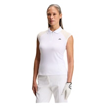 J.Lindeberg Lei Damen Polo, weiss