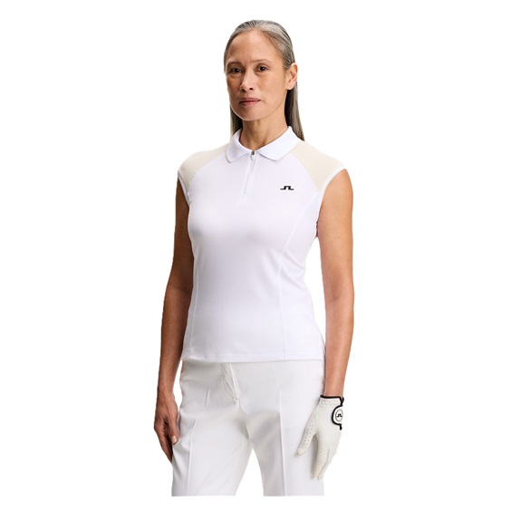 J.Lindeberg Lei Damen Polo, weiss