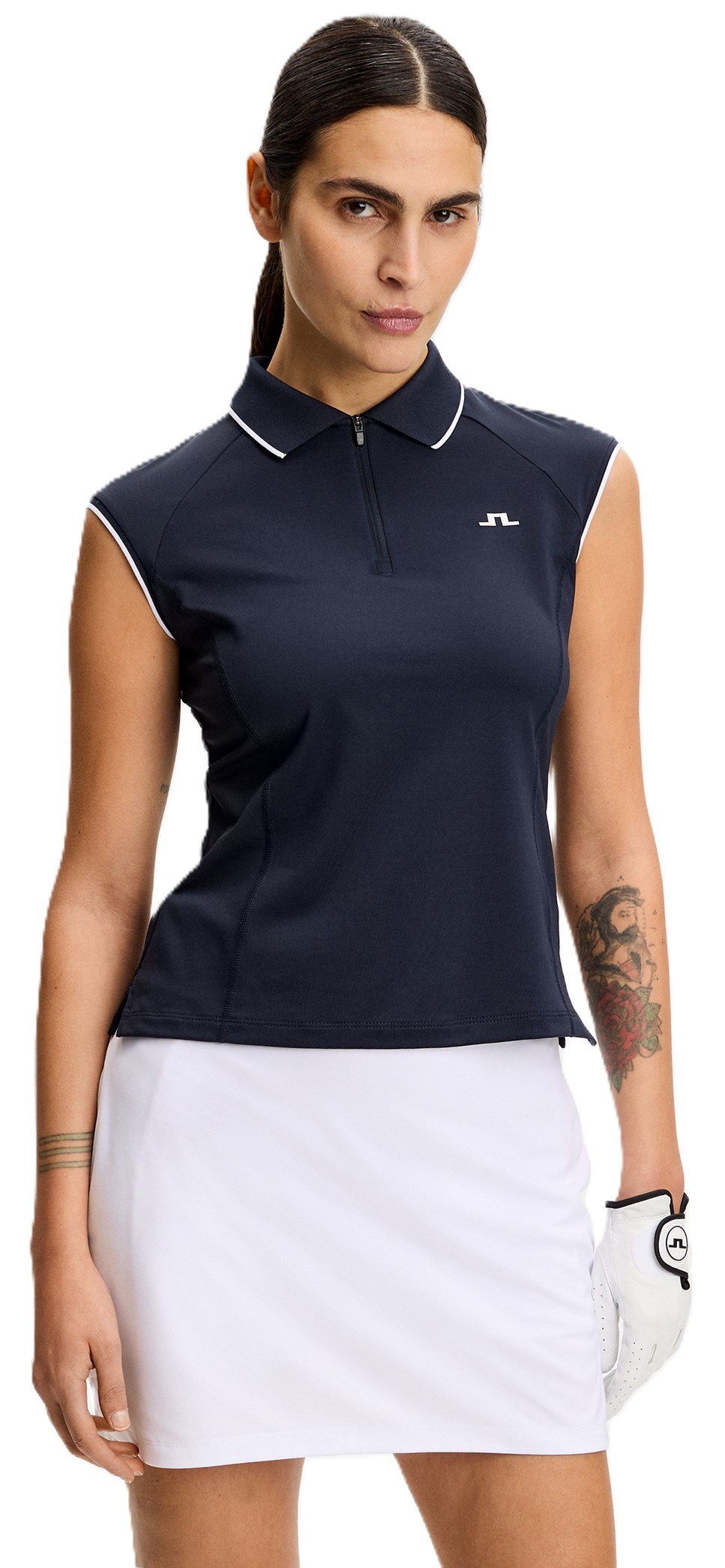 J.Lindeberg Lei Damen Polo, JL Navy