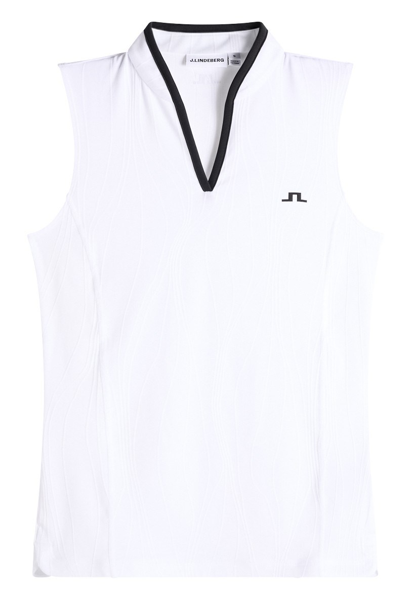 J.Lindeberg Mila Sleeveless Damen Poloshirt, weiss