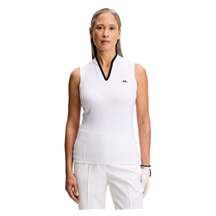 J.Lindeberg Mila Sleeveless Damen Poloshirt, weiss