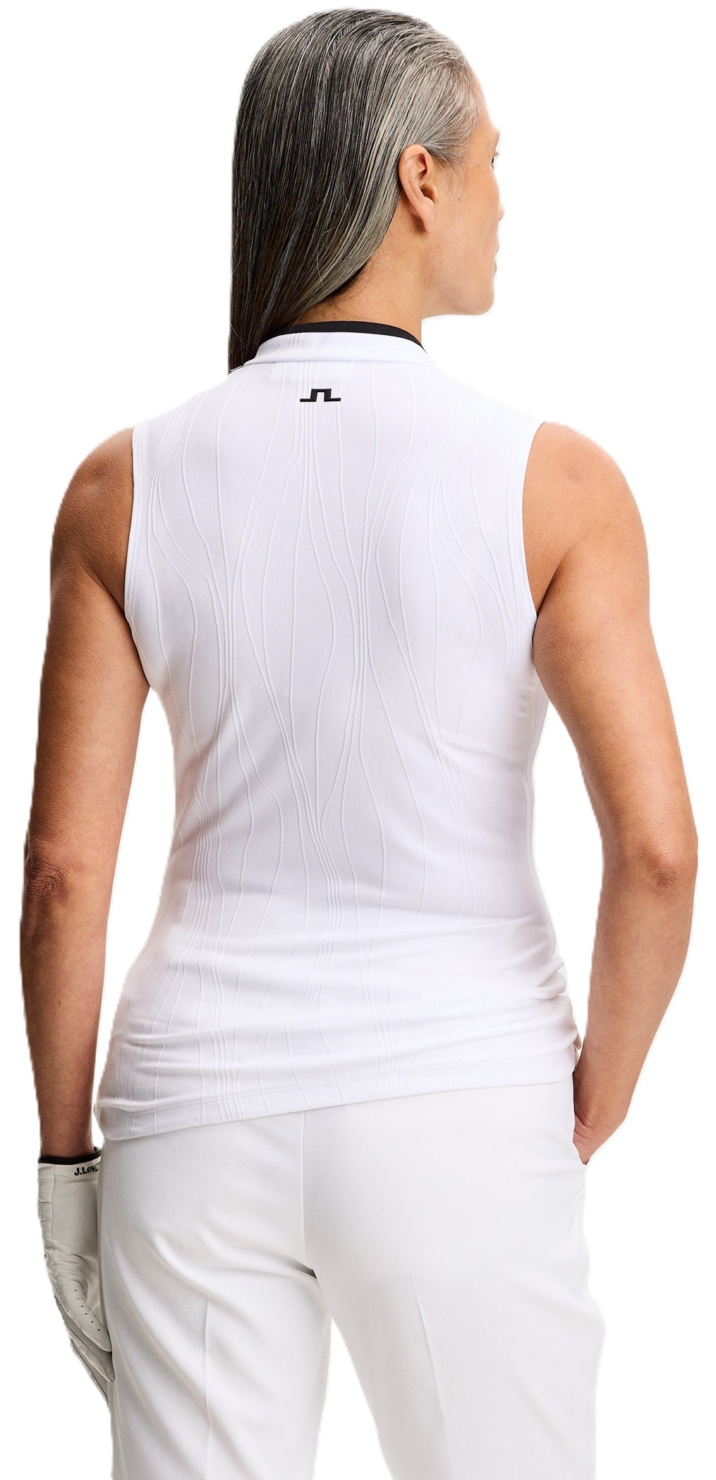 J.Lindeberg Mila Sleeveless Damen Poloshirt, weiss
