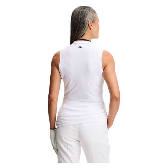 J.Lindeberg Mila Sleeveless Damen Poloshirt, weiss