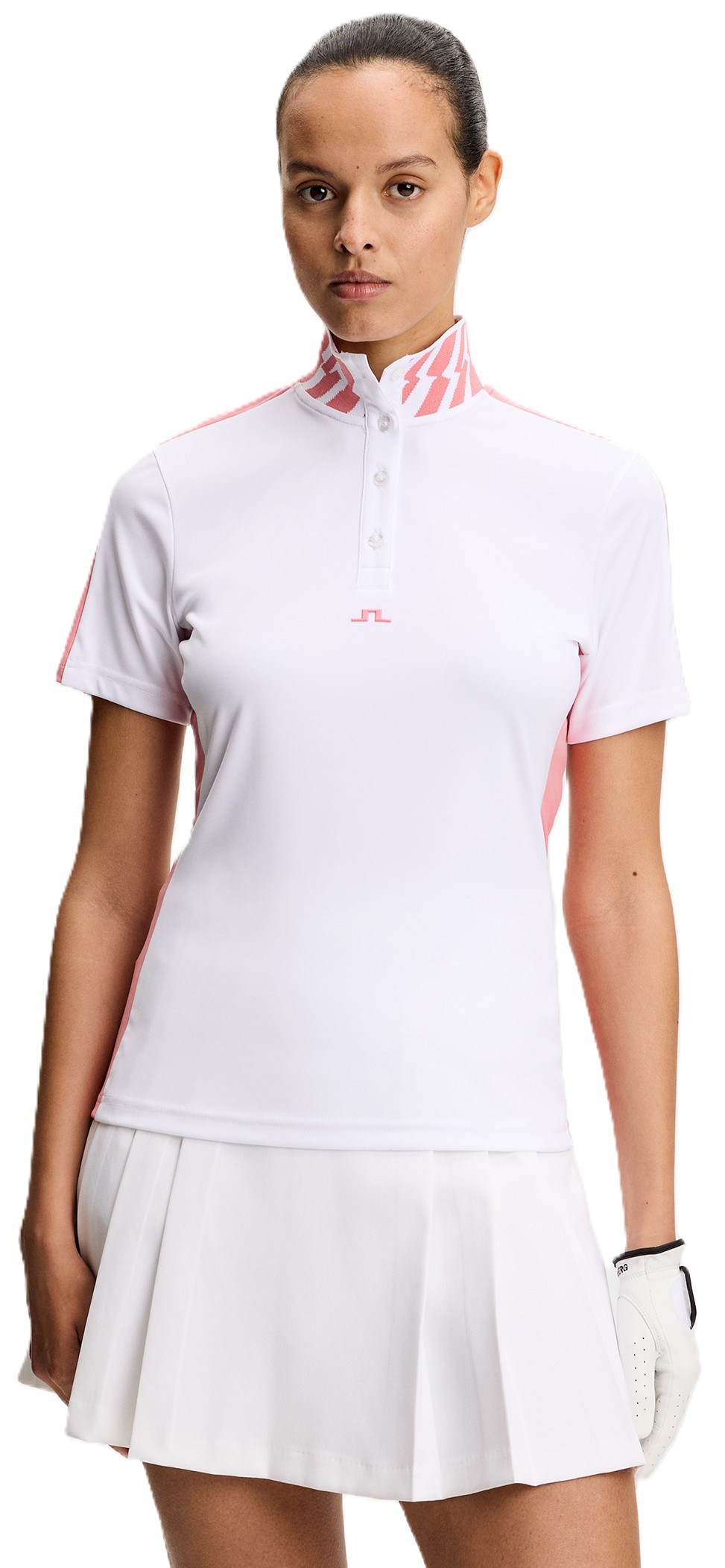 J.Lindeberg Pip Damen Poloshirt, weiss